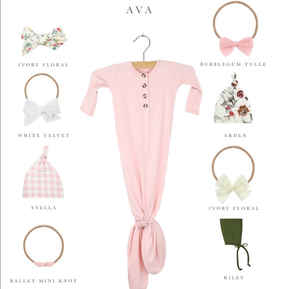 Lou Lou & Co Ava Newborn Gown